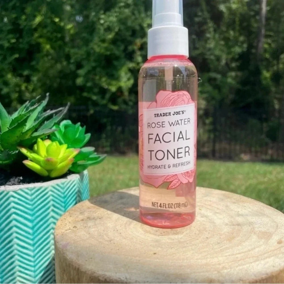 Trader Joe’s Other - Trader Joe's Rose Water Facial Toner
Hydrate & Refresh Spray, 4 OZ.